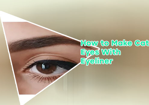 Cat eye eyeliner