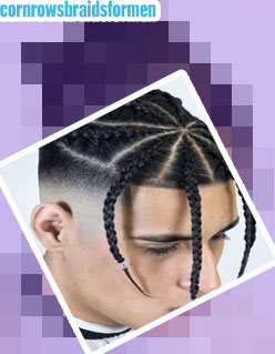 Cornrow braid for men