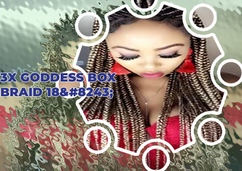 Goddess red braids