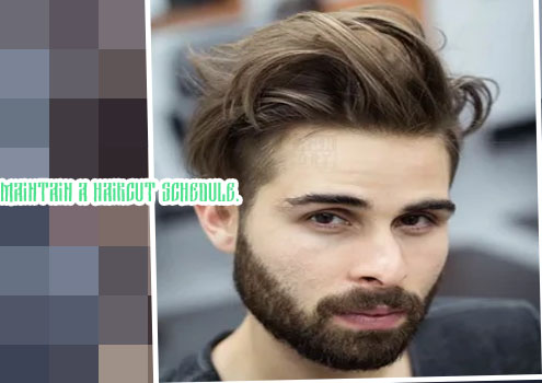 Growing long hair men