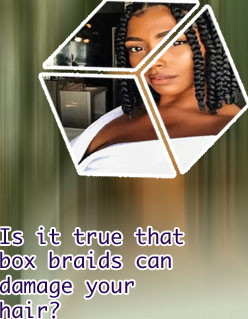 Jumbo braids short hair