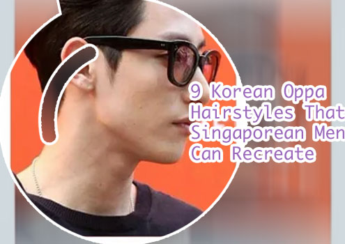 Korean style men's haircut