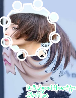 Layer haircut for short hair