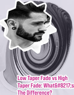 Low taper fade black male long hair