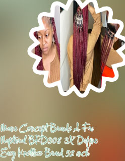 Mane concept knotless braid