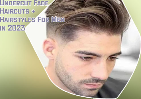 Men's long hair undercut fade