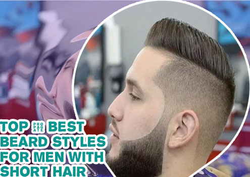 Short hair beard style