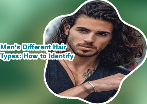 Wavy curly hair men